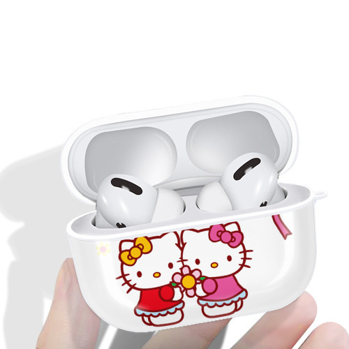 Hello Kitty ハローキティ 【AirPods Pro用】ハードシェル保護ケース 耐衝撃・防指紋・カラビナ付き商品仕様