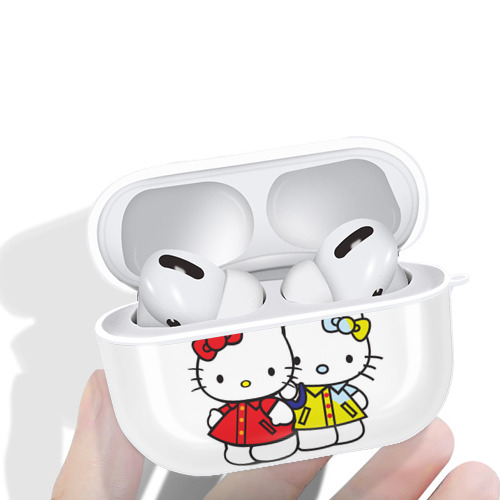 Hello Kitty ハローキティ 【AirPods Pro用】ハードシェル保護ケース 耐衝撃・防指紋・カラビナ付き商品仕様