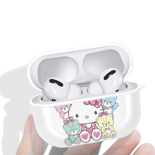 Hello Kitty ハローキティ 【AirPods Pro用】ハードシェル保護ケース 耐衝撃・防指紋・カラビナ付き商品仕様