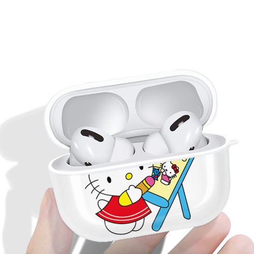 Hello Kitty ハローキティ 【AirPods Pro用】ハードシェル保護ケース 耐衝撃・防指紋・カラビナ付き商品仕様