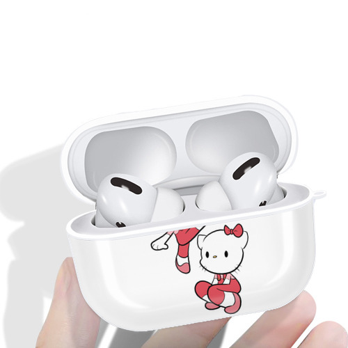 Hello Kitty ハローキティ 【AirPods Pro用】ハードシェル保護ケース 耐衝撃・防指紋・カラビナ付き商品仕様