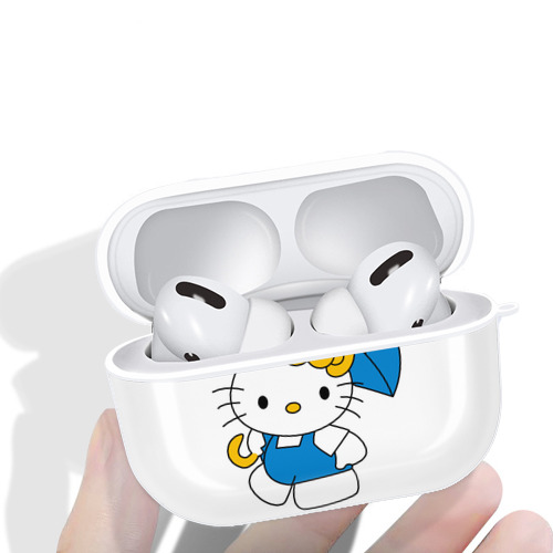 Hello Kitty ハローキティ 【AirPods Pro用】ハードシェル保護ケース 耐衝撃・防指紋・カラビナ付き商品仕様