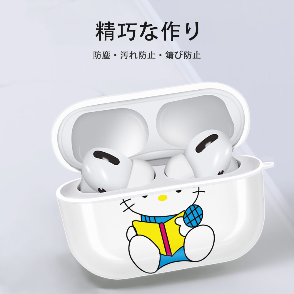 Hello Kitty ハローキティ 【AirPods Pro用】ハードシェル保護ケース 耐衝撃・防指紋・カラビナ付き商品仕様
