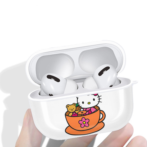 Hello Kitty ハローキティ 【AirPods Pro用】ハードシェル保護ケース 耐衝撃・防指紋・カラビナ付き商品仕様