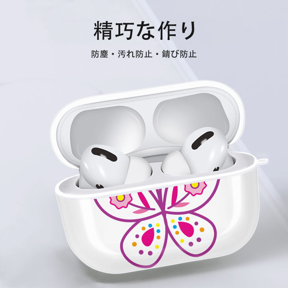 Hello Kitty ハローキティ 【AirPods Pro用】ハードシェル保護ケース 耐衝撃・防指紋・カラビナ付き商品仕様