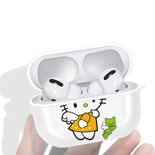 Hello Kitty ハローキティ 【AirPods Pro用】ハードシェル保護ケース 耐衝撃・防指紋・カラビナ付き商品仕様