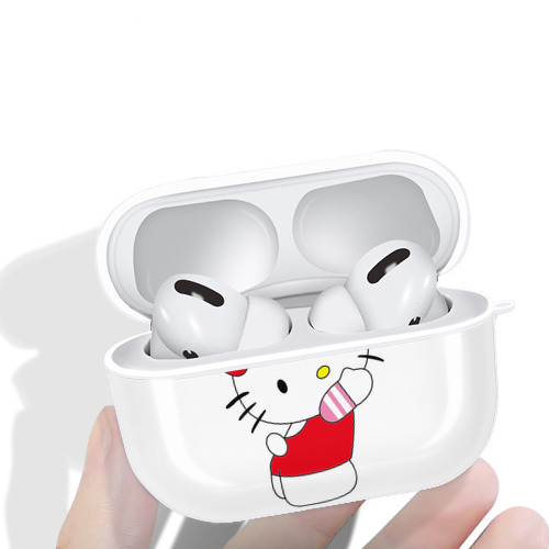 Hello Kitty ハローキティ 【AirPods Pro用】ハードシェル保護ケース 耐衝撃・防指紋・カラビナ付き商品仕様