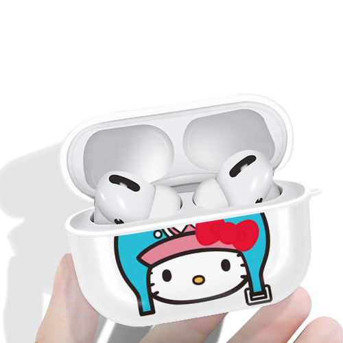 Hello Kitty ハローキティ 【AirPods Pro用】ハードシェル保護ケース 耐衝撃・防指紋・カラビナ付き商品仕様