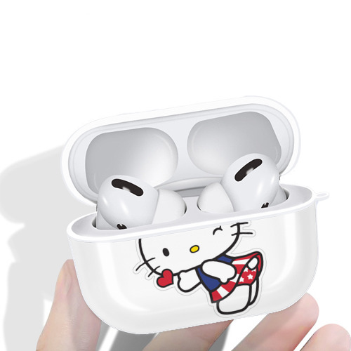 Hello Kitty ハローキティ 【AirPods Pro用】ハードシェル保護ケース 耐衝撃・防指紋・カラビナ付き商品仕様