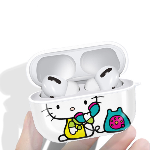 Hello Kitty ハローキティ 【AirPods Pro用】ハードシェル保護ケース 耐衝撃・防指紋・カラビナ付き商品仕様