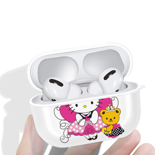 Hello Kitty ハローキティ 【AirPods Pro用】ハードシェル保護ケース 耐衝撃・防指紋・カラビナ付き商品仕様