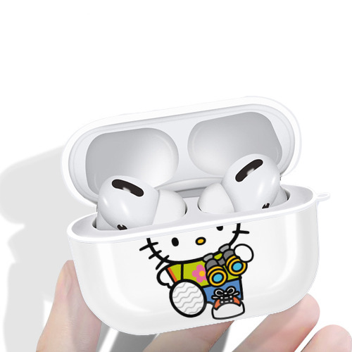 Hello Kitty ハローキティ 【AirPods Pro用】ハードシェル保護ケース 耐衝撃・防指紋・カラビナ付き商品仕様