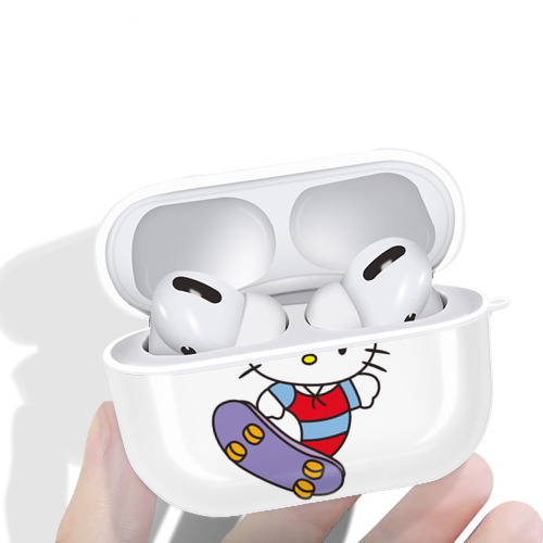 Hello Kitty ハローキティ 【AirPods Pro用】ハードシェル保護ケース 耐衝撃・防指紋・カラビナ付き商品仕様