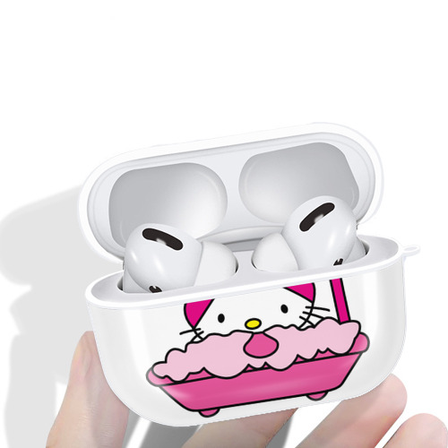 Hello Kitty ハローキティ 【AirPods Pro用】ハードシェル保護ケース 耐衝撃・防指紋・カラビナ付き商品仕様