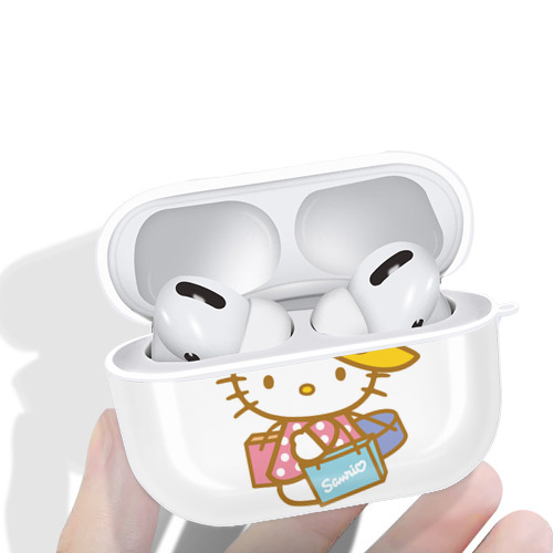 Hello Kitty ハローキティ 【AirPods Pro用】ハードシェル保護ケース 耐衝撃・防指紋・カラビナ付き商品仕様