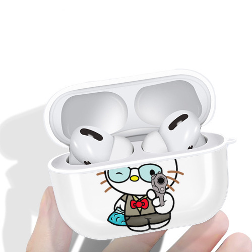 Hello Kitty ハローキティ 【AirPods Pro用】ハードシェル保護ケース 耐衝撃・防指紋・カラビナ付き商品仕様