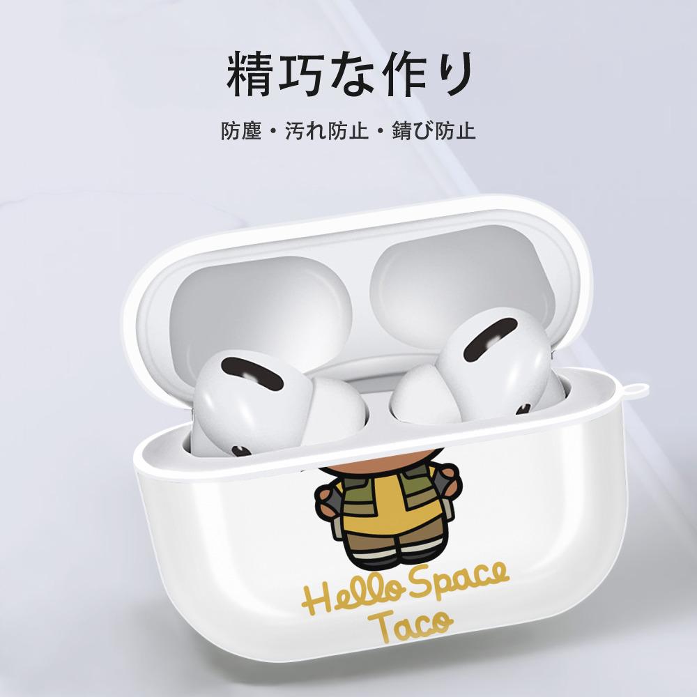 Hello Kitty ハローキティ 【AirPods Pro用】ハードシェル保護ケース 耐衝撃・防指紋・カラビナ付き商品仕様