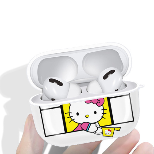 Hello Kitty ハローキティ 【AirPods Pro用】ハードシェル保護ケース 耐衝撃・防指紋・カラビナ付き商品仕様