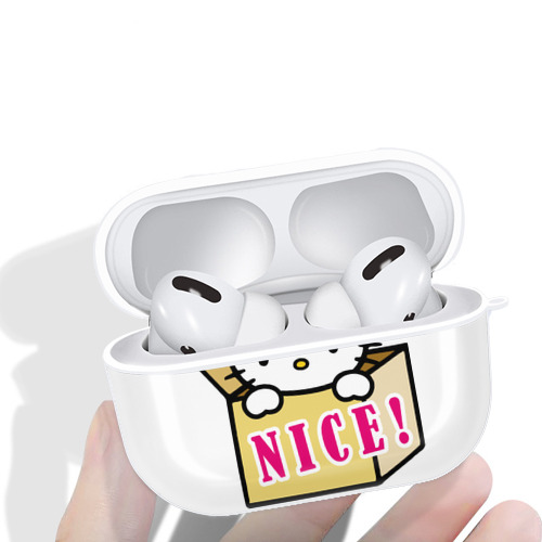 Hello Kitty ハローキティ 【AirPods Pro用】ハードシェル保護ケース 耐衝撃・防指紋・カラビナ付き商品仕様