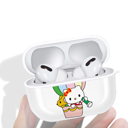 Hello Kitty ハローキティ 【AirPods Pro用】ハードシェル保護ケース 耐衝撃・防指紋・カラビナ付き商品仕様