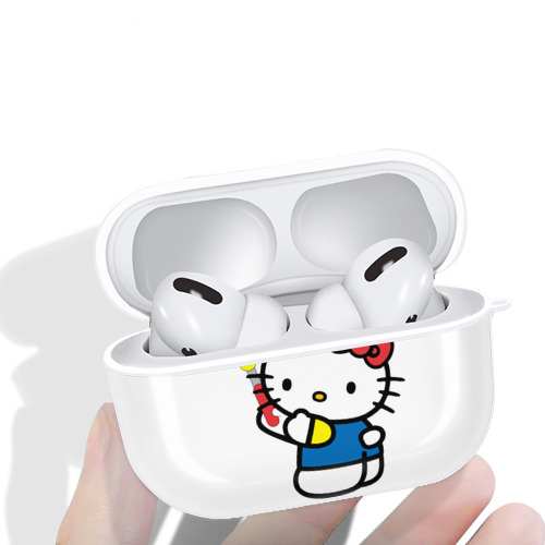 Hello Kitty ハローキティ 【AirPods Pro用】ハードシェル保護ケース 耐衝撃・防指紋・カラビナ付き商品仕様
