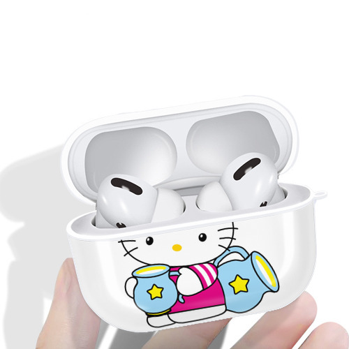 Hello Kitty ハローキティ 【AirPods Pro用】ハードシェル保護ケース 耐衝撃・防指紋・カラビナ付き商品仕様