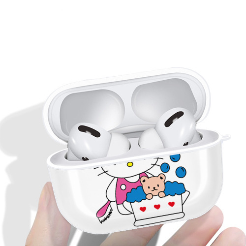 Hello Kitty ハローキティ 【AirPods Pro用】ハードシェル保護ケース 耐衝撃・防指紋・カラビナ付き商品仕様