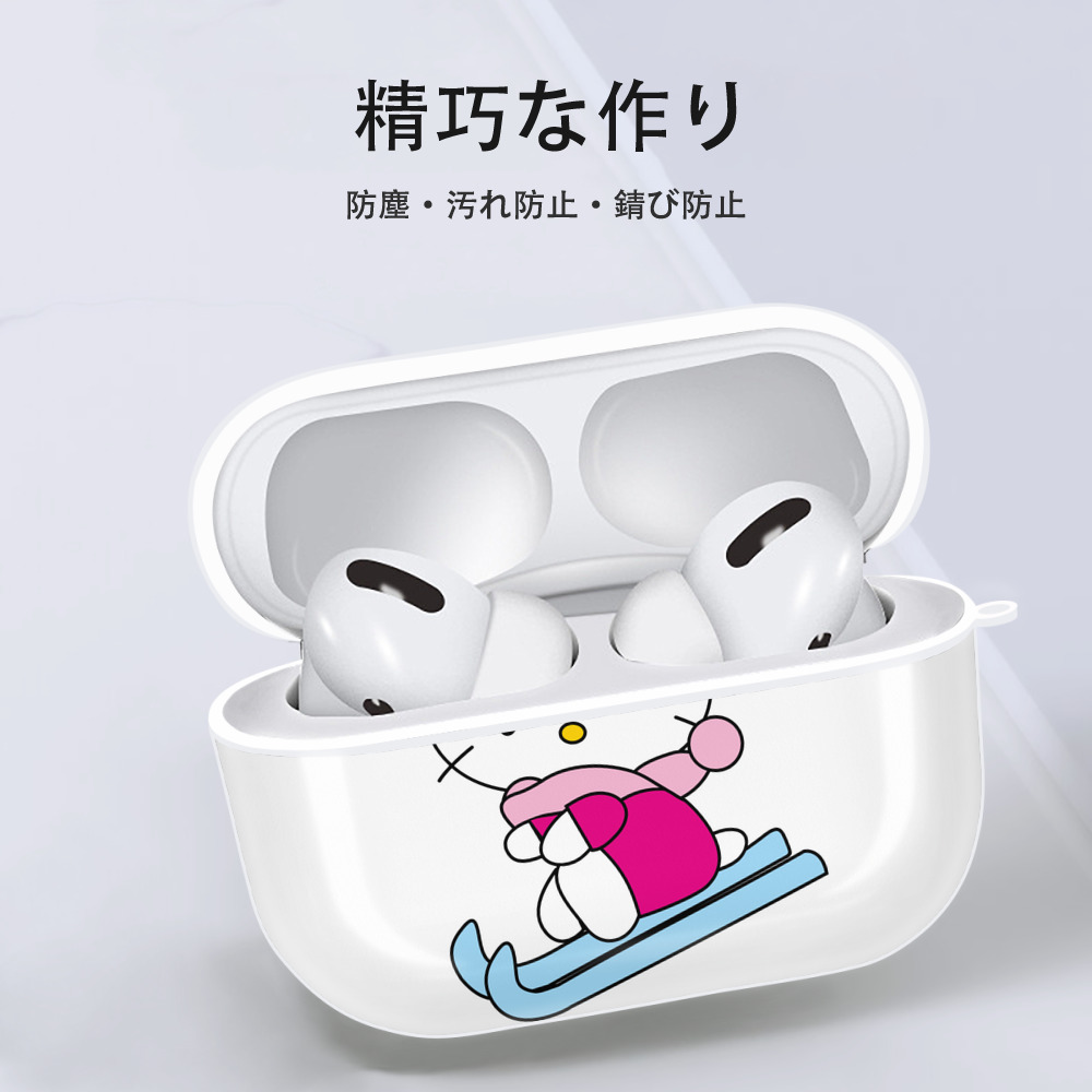 Hello Kitty ハローキティ 【AirPods Pro用】ハードシェル保護ケース 耐衝撃・防指紋・カラビナ付き商品仕様