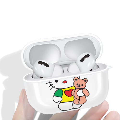 Hello Kitty ハローキティ 【AirPods Pro用】ハードシェル保護ケース 耐衝撃・防指紋・カラビナ付き商品仕様