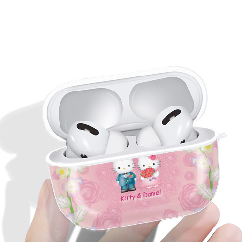Hello Kitty ハローキティ 【AirPods Pro用】ハードシェル保護ケース 耐衝撃・防指紋・カラビナ付き商品仕様