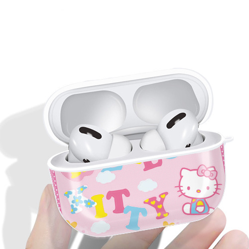 Hello Kitty ハローキティ 【AirPods Pro用】ハードシェル保護ケース 耐衝撃・防指紋・カラビナ付き商品仕様