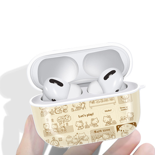 Hello Kitty ハローキティ 【AirPods Pro用】ハードシェル保護ケース 耐衝撃・防指紋・カラビナ付き商品仕様