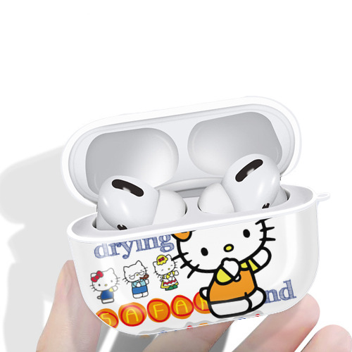 Hello Kitty ハローキティ 【AirPods Pro用】ハードシェル保護ケース 耐衝撃・防指紋・カラビナ付き商品仕様