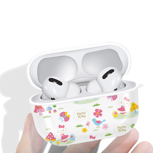 Hello Kitty ハローキティ 【AirPods Pro用】ハードシェル保護ケース 耐衝撃・防指紋・カラビナ付き商品仕様