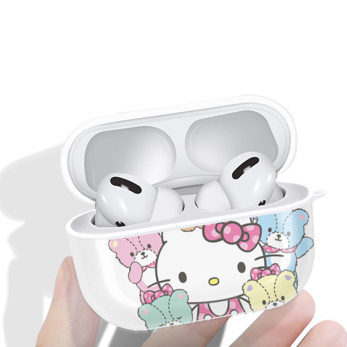 Hello Kitty ハローキティ 【AirPods Pro用】ハードシェル保護ケース 耐衝撃・防指紋・カラビナ付き商品仕様