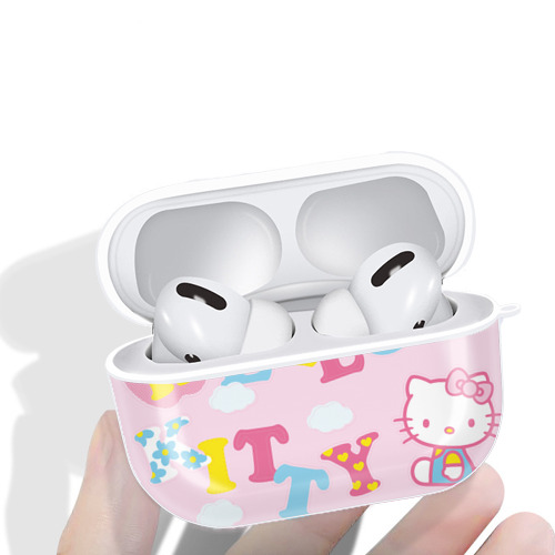 Hello Kitty ハローキティ 【AirPods Pro用】ハードシェル保護ケース 耐衝撃・防指紋・カラビナ付き商品仕様