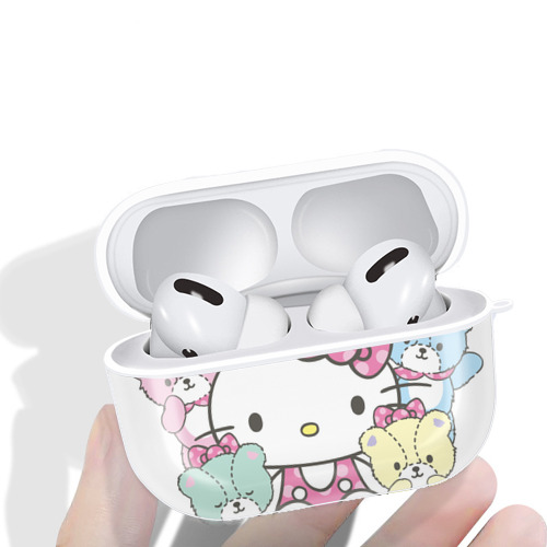 Hello Kitty ハローキティ 【AirPods Pro用】ハードシェル保護ケース 耐衝撃・防指紋・カラビナ付き商品仕様