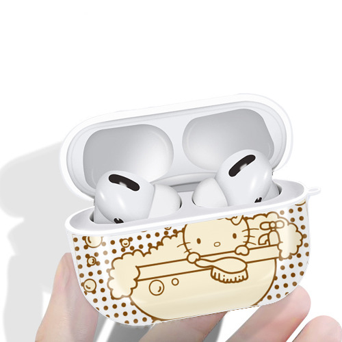 Hello Kitty ハローキティ 【AirPods Pro用】ハードシェル保護ケース 耐衝撃・防指紋・カラビナ付き商品仕様