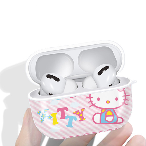 Hello Kitty ハローキティ 【AirPods Pro用】ハードシェル保護ケース 耐衝撃・防指紋・カラビナ付き商品仕様