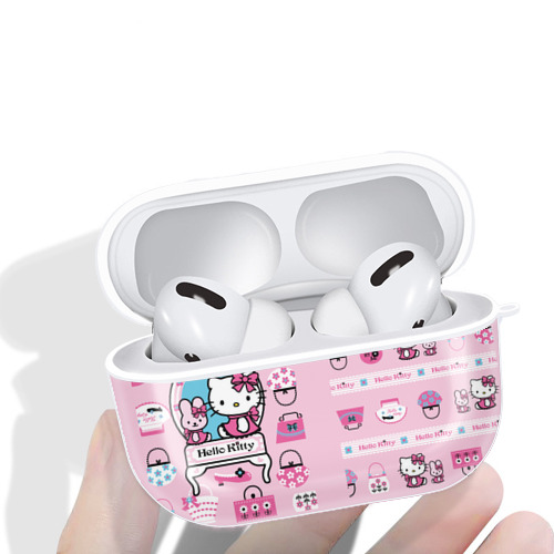 Hello Kitty ハローキティ 【AirPods Pro用】ハードシェル保護ケース 耐衝撃・防指紋・カラビナ付き商品仕様
