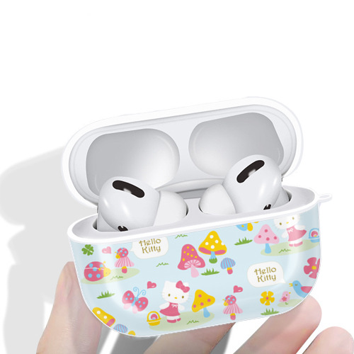 Hello Kitty ハローキティ 【AirPods Pro用】ハードシェル保護ケース 耐衝撃・防指紋・カラビナ付き商品仕様
