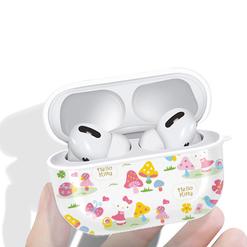 Hello Kitty ハローキティ 【AirPods Pro用】ハードシェル保護ケース 耐衝撃・防指紋・カラビナ付き商品仕様