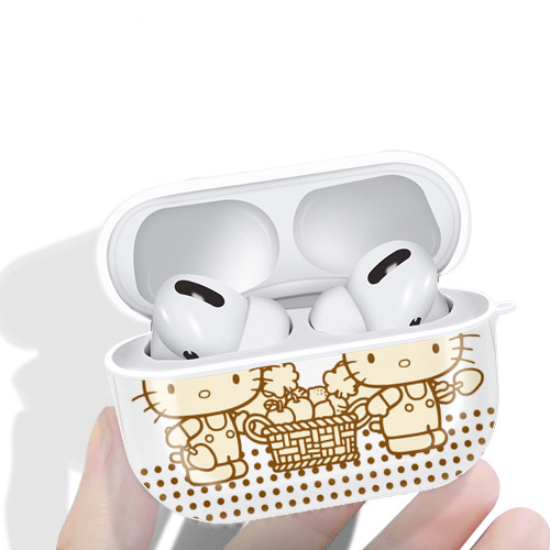 Hello Kitty ハローキティ 【AirPods Pro用】ハードシェル保護ケース 耐衝撃・防指紋・カラビナ付き商品仕様