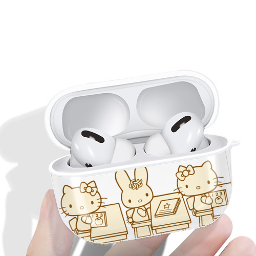 Hello Kitty ハローキティ 【AirPods Pro用】ハードシェル保護ケース 耐衝撃・防指紋・カラビナ付き商品仕様