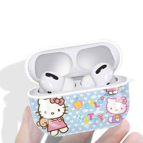 Hello Kitty ハローキティ 【AirPods Pro用】ハードシェル保護ケース 耐衝撃・防指紋・カラビナ付き商品仕様