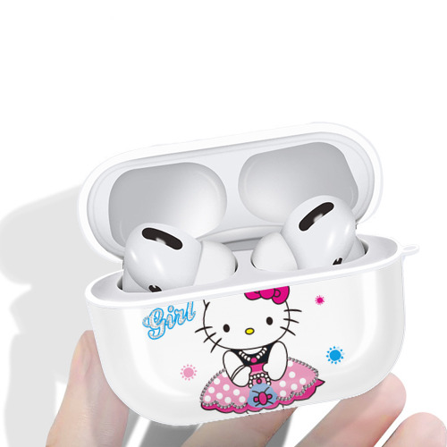Hello Kitty ハローキティ 【AirPods Pro用】ハードシェル保護ケース 耐衝撃・防指紋・カラビナ付き商品仕様