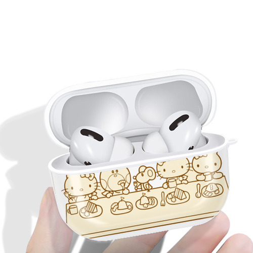 Hello Kitty ハローキティ 【AirPods Pro用】ハードシェル保護ケース 耐衝撃・防指紋・カラビナ付き商品仕様