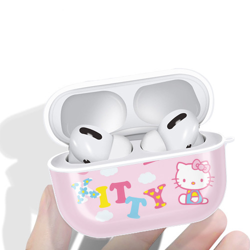Hello Kitty ハローキティ 【AirPods Pro用】ハードシェル保護ケース 耐衝撃・防指紋・カラビナ付き商品仕様