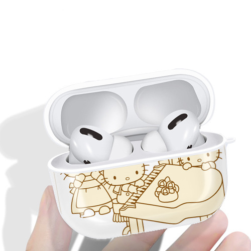 Hello Kitty ハローキティ 【AirPods Pro用】ハードシェル保護ケース 耐衝撃・防指紋・カラビナ付き商品仕様