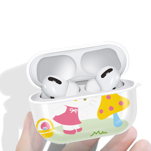 Hello Kitty ハローキティ 【AirPods Pro用】ハードシェル保護ケース 耐衝撃・防指紋・カラビナ付き商品仕様